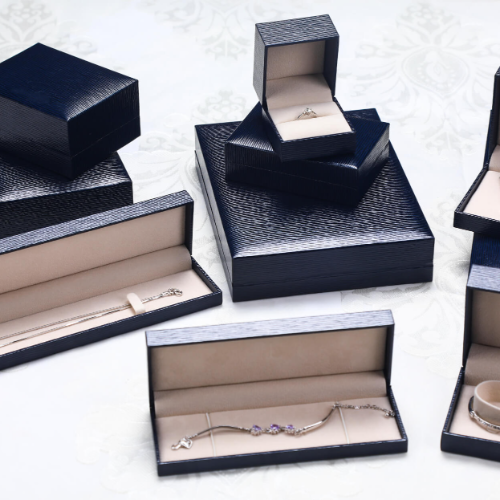 Leatherette Box, Paper Box - Jewelry Case